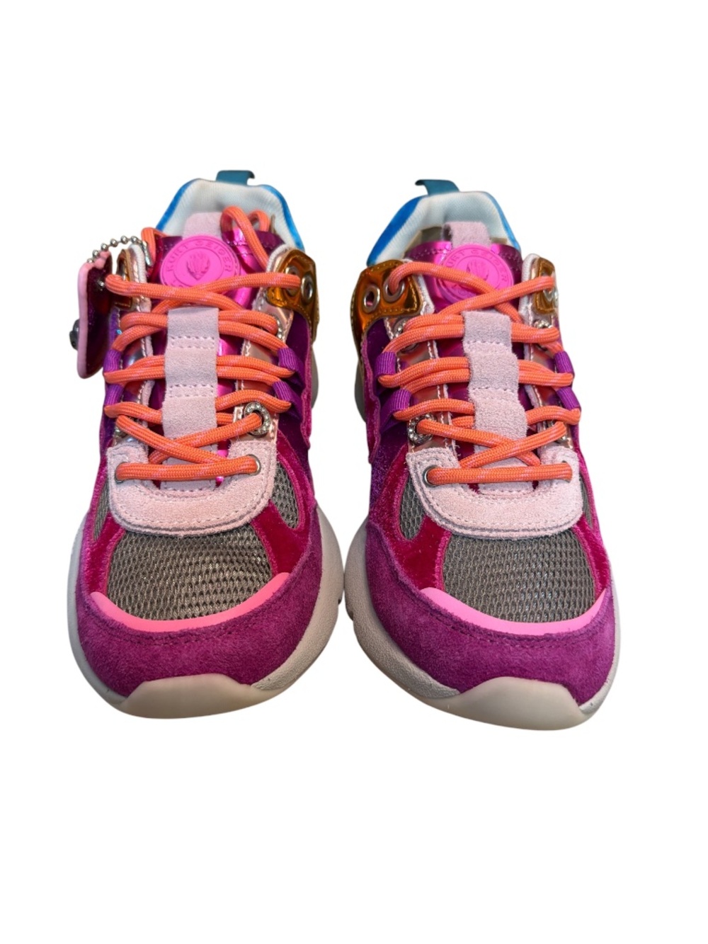 Kurt Geiger London Kurt Runner Rainbow Multicolor Chunky Sneakers EU 38 - Picture 6 of 8